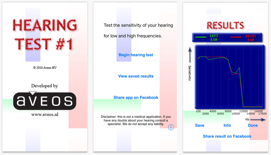 Hearing Test app